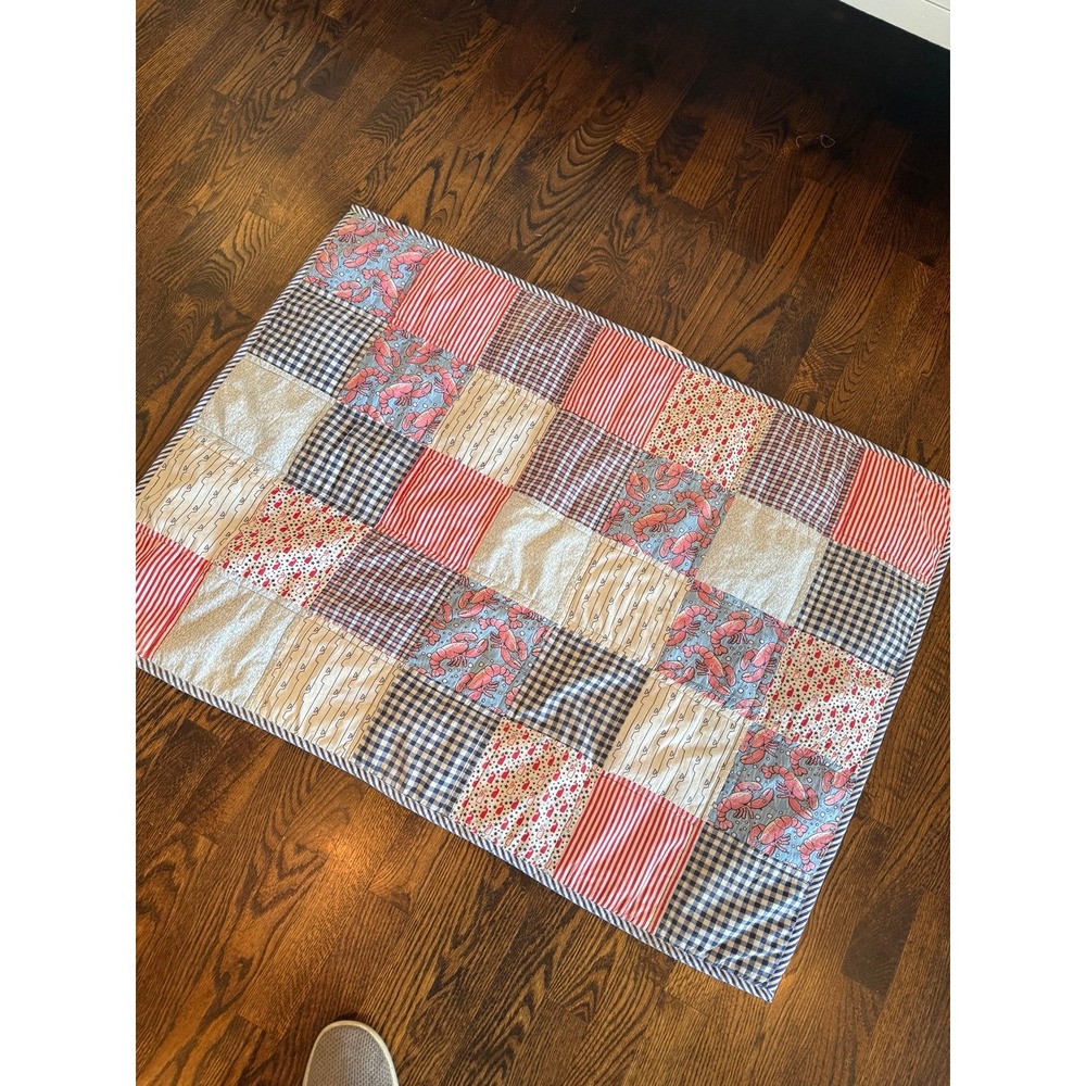 Vineyard vines  beachy crib blanket